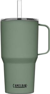 CamelBak Horizon Straw Mug, Insulated Stainless Steel - 24 oz, Moss