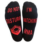 Funny Novelty Mens Sports Socks - 3 Designs Available - MMA, Darts, Wrestling - Gifts For Sports Fans (MMA)