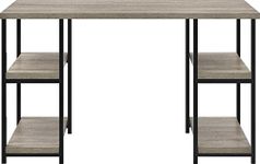 Ameriwood Elmwood Double Pedestal Desk, 120.65 x 45.69 x 73.51 cm