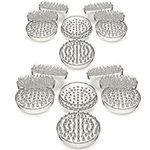 Medipaq Spiked Carpet Protector Cups - 16 Pack Carpet Protectors for Furniture Legs - 5.4 cm Outer Diameter Caster Cups to Protect Carpet from Dents