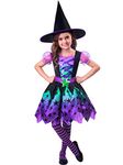 amscan 9902767 - Girls Spell Casting Cutie Witch Halloween Costume - Age 7-8 Yrs