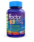 Factor Kids Daily Chewable Multivitamin (60 Count) with Vitamins B12, C, D3 & L-Tyrosine