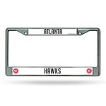 Rico Industries NBA Atlanta Hawks Standard Chrome License Plate Frame