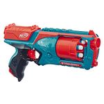 Nerf Elite Strongarm Orange Blaster,Rotating Barrel, Slam Fire, 6 Official Nerf Elite Darts, for Kids, Teens, Adults [Amazon Exclusive] - Amazon Exclusive