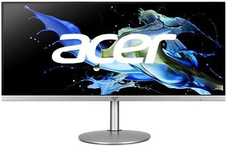Acer CB342CU semiphuzx 34" QHD 3440 x 1440 Professional Docking Monitor | AMD FreeSync | Height Adjustable Stand with Swivel, Tilt & Pivot (USB Type-C, Display Port 1.2, HDMI 2.0, RJ-45 & USB Ports)