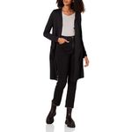 Amazon Essentials Women's Lightweight Longer Length Cardigan Jumper (Available in Plus Size), Black, 4XL Plus