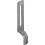 Prime-Line Products A 148 Sliding Screen Door Latch Strike, Adjustable, Steel, 2-Pack , Zinc