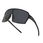 Karsaer Sports Sunglasses,Baseball UV Protected Sunglasses Softball Cycling Glasses For Women Men E1206, Black,65