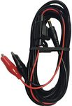 BareHill Rodent Resistant Armored Cable with Alligator Clips, Compatible with Tactacam Reveal X XB SK and WiseEye Trail Cameras 2 Amp Fuse