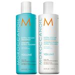 Moroccanoil Extra Volume Shampoo and Conditioner Combo Pack, 250ml Each for Fine or Limp Hair
