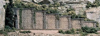 Woodland Scenics HO Retaining Wall, Cut Stone WOOC1259