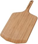 Chef Pomodoro Bamboo Pizza Peel, Lightweight Wooden Pizza Paddle and Serving Board for Baking Homemade Pizza and Bread, Pizza Spatula Gourmet Luxury Outdoor Pizza Oven Accessories (12-Inch)