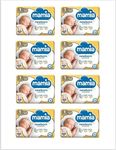 Mamia Size 1 Nappies Newborn 24 Pack, 192 Nappies (8 x 24)