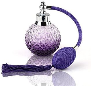 yueton 100ml Vintage Crystal Style Refillable Perfume Atomizer Spray Bottle, As the picture shown, 3.4 Ounces
