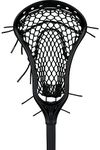 StringKing Girl's Starter Junior - Complete Youth Lacrosse Stick Strung with Women's Type 4 Performance Mesh (Black/Black)