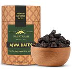 Rasayanam Madina Original Ajwa Dates khajoor (500 gms) | From the finest farms of Mecca | Fresh & Authentic dry fruits