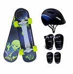 Jaspo Alien Intact 26"x 6.25" Inches Fiber Beginner Skateboard for Jaspo Turbo 26"x 6.25" Inches Fiber Beginner Skateboard for 8 yrs & Above (Alien Intact)