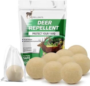 CONKAT Deer Repellent, Deer and Rabbit Repellent Outdoor, Natural Deers Repellant Outdoor, Keep Deer and Rabbit Out of Garden & Yard, Deers and Rabbits Deterrent, Powerful Deer Repellant for Plants-8P