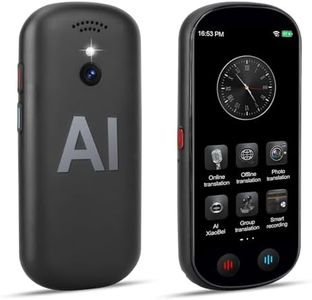 Language Translator Device, Z9 Intelligent AI Voice Translator with 138 Languages for Business, Travel and Meeting, Supports WiFi/Offline/Instant Two-Way Translation, 98% Accuracy, 0.5S Fast Response