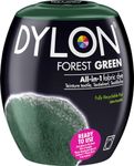 DYLON Washing Machine Fabric Dye Pod for Clothes & Soft Furnishings, 350g - Forest Green