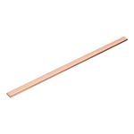 uxcell Copper Flat Bar, 0.08" Thickness x 0.39" Width x 7.87" Length Copper Bus Bar Stock Plate Mill for Electrical (2mm x 10mm x 200mm)