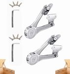 Toy Box Hinges Soft Close - Lid Support Chest Hinges for Wooden Box Toy Chest Trunk, Slow Soft Close Lid Support Heavy Duty 50lb/2pcs (Hingex)