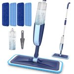 MANGOTIME Spray Mops for Cleaning Floors - Microfiber Floor Mop with 4 Reusable Washable Pads & 1 Refillable Bottle Dry Wet Mops Dust Mop for Hardwood Laminate Vinyl Tile Ceramic Floors Cleaning