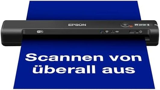 Epson WorkForce ES-60W mobiler Dokumentenscanner (Scanner, DIN A4, integrierter Akki, 600dpi, WiFi, USB 2.0)