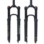 ZTZ 26 27.5 29 inch MTB Suspension Fork Travel 120mm,1-1/8 Straight Tube/Tapered Tube Mountain Bike Forks(Manual Lockout - Remote Lockout) (Straight Manual Lockout, 29inch)