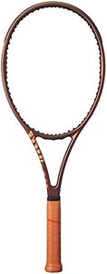 Wilson Pro Staff 97UL V14 Performance Tennis Racket - Grip Size 1-4 1/8", Strung with Sensation 16 Natural at Mid Range Tension