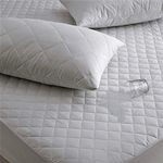 The Bettersleep Company Brand Waterproof Quilted Microfibre Mattress Protector - Hotel Quality Anti Dustmite, Waterproof, Absorbent, Breathable & Fully Fitted - Superking Size