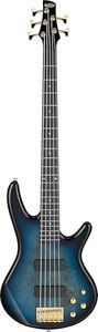 Ibanez GSR205PC GIO 5-String Bass Guitar, Purpleheart Fingerboard, Transparent Marine Burst