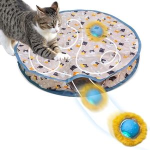 Automatic Cat Toy Rechargeable Interactive Cat Toys Ball Motion Activated Rechargeable Automatic Cat Toy Cat Toys for Indoor Cats Automatic