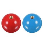 uxcell Joystick Head Rocker Ball Top Handle Arcade Game Replacement Red/Blue