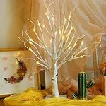 Twinkle Star Cherry Blossom Tree Light for Home Festival Party Wedding Indoor Outdoor Christmas Decoration, Warm White