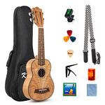 Ukulele Soprano,Kmise 21 inch Ukelele Uke Hawaii Guitar for Beginner and Professional