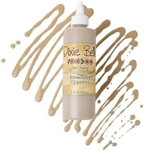 Dixie Belle Voodoo Gel Stain - Bleached Cypress (8oz) - Water-Based Stain for Wood Projects - DIY Wood Stain + Grain Enhancer