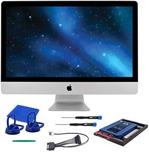 OWC 1TB SSD Upgrade Bundle for 2011 iMacs, Mercury Electra 1.0TB 6G SSD, AdaptaDrive 2.5" to 3.5" Drive Converter Bracket, in-line Digital Thermal Sensor Cable, Installation Tools, OWCKITIM11HE1TB
