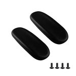 Office Chair Arm Rest Replacement Fits All Styles of Arms with Mounting Hole Patterns Screws Set Desk Armrest Cover(2Pack)