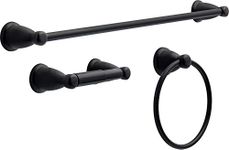 Franklin Brass KIN3PC-MB Kinla Bath Accessory Set, Matte Black