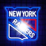 New York Hockey Neon Sign,Ranger LED Sign,Ice Hockey team Decor,New York Decor,Ice Hockey Neon Sign,Ranger Fans,New York Team Gifts,Hockey Gifts for Ranger Fans,Ice Hockey Fans(ZKXD202)