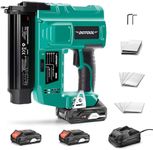DOTOOL 20V Cordless Brad Nailer Kit, 2 in 1 Electric Nail Gun with 1000pcs 18 GA Nails, Nail Gun Battery Powered for Home Improvement & Woodworking