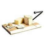 Artesà Acacia Wood Wire Cheese Slicer Board, 27 x 19 cm (10.5 x 7.5 Inch)