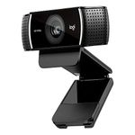 Logitech C922 Pro Stream Webcam 1080P Camera for HD Video Streaming & Recording 720P at 60Fps with Tripod Included