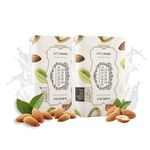 Panier des Sens - Almond Milk Soap Bar 2x200g - Moisturizing Gentle Scented - Natural Soap with Shea Oil - 97% natural ingredients Made in France - Vegan