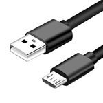 Toxaoii Mirco USB Charging Cable Cord Compatible with Mpow 059, MDots, Jaws, M5, H19 IPO, H17, H7 Pro, H7 Over Ear Hi-Fi Headphones, Skullcandy Headphones Earbuds (4.9FT)