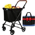 Collapsible Shopping Cart with Fold