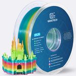 GEEETECH PLA Multicolor Gradient 3D Printer Filament Toughness Enhanced Filament with 1.75mm Dimensional, Accuracy +/- 0.03 mm,1kg Spool (2.2lbs), Fit Most 3D FDM Printer