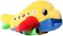 Buckle Toys - Bolt Airplane - Identify Shapes and Colors - Develop Fine Motor Skills - Storage for Small Items - Airplane Travel Essentials for Kids