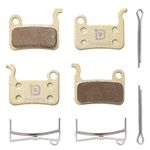 2 Sets Sintered Metal Bicycle Disc Brake Pads for Shimano Deore XT XTR LX SLX Hone Alfine Saint Disc Brake